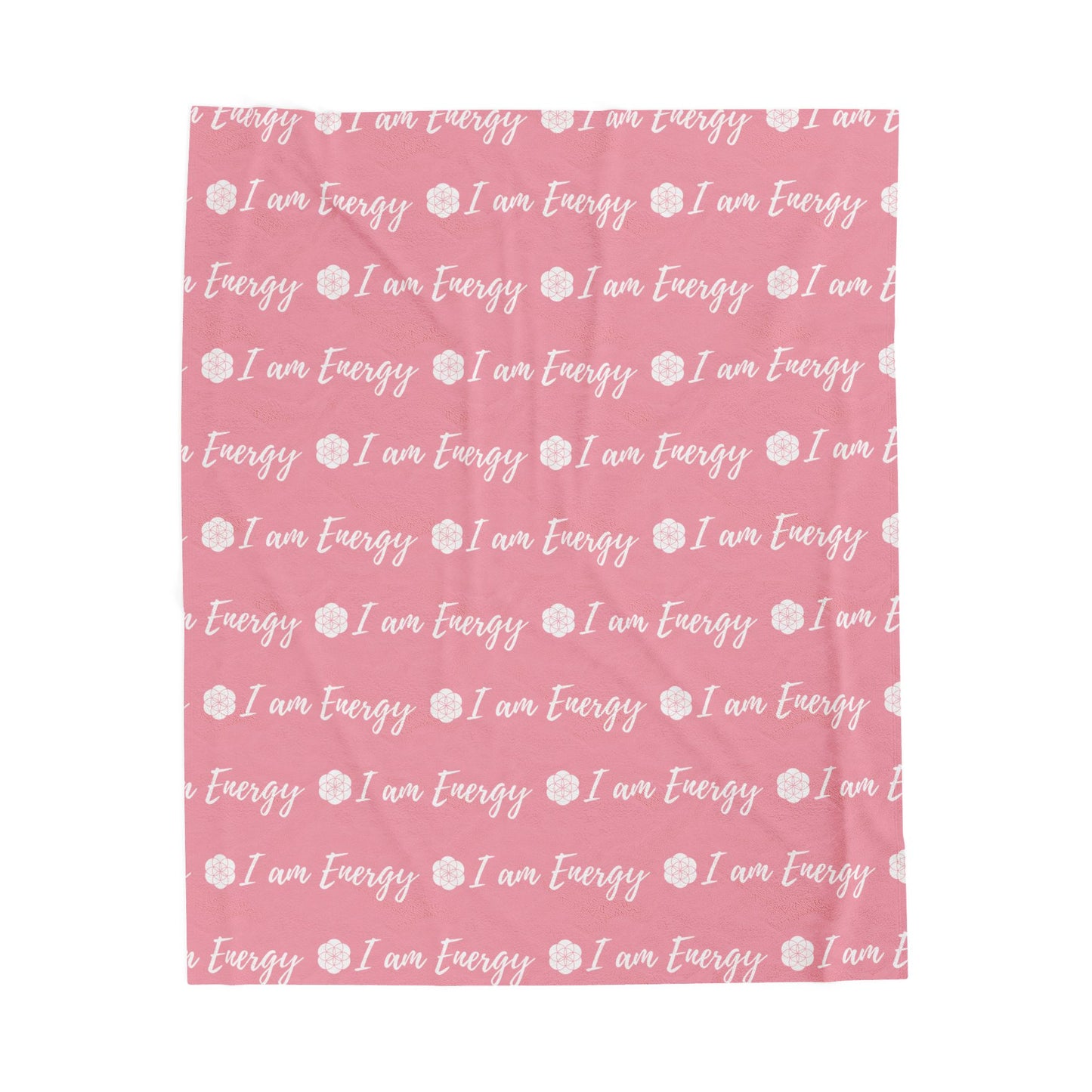 I am Energy  light pink Banket