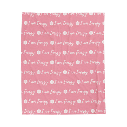 I am Energy  light pink Banket